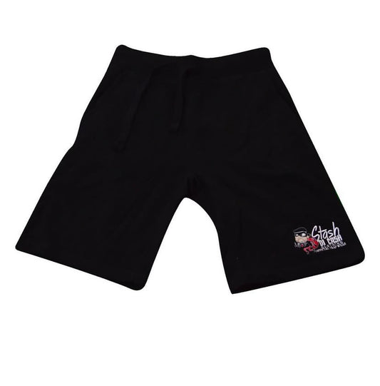 Stashdicash Embroidery Jogger Shorts